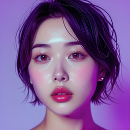 얼굴, 머리, 사람, 사진술, 초상화, 보라, 성인, 여성, 여성, 입