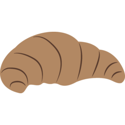 크로와상, 크로와상일러스트, 빵, 디저트, 간식, bread, 빵일러스트, 빵그림, 일러스트, 크로와상png
