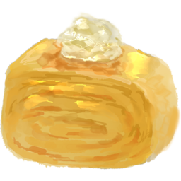 먹을것, 디저트, 간식, yellow, 식사, 맛있는, 건강한, 수채화, 수채, 손그림, 계란, 계란말이, 달걀, 달걀말이, 반찬, 밑반찬, 오믈렌, 폭신, 부드러운