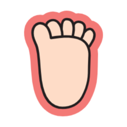 발, ㅂ, 발바닥