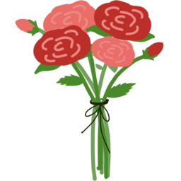 성년, 성년의날, 성년의날선물, gift, present, 꽃, 꽃다발, flower, flowers, 장미, 장미꽃다발, rose, roses, 꽃일러스트, 꽃손그림, 장미일러스트, 장미손그림