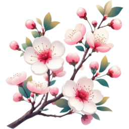 벚꽃, 꽃, 꽃나무, 잎, 자연, 조화, 핑크, 핑크블라썸, 꽃그림, 일러스트, pink, cherryblossom, flower, 봄, 봄꽃, tree, 가지, 식물, 꽃잎, 봄축제, 축제, 꽃놀이, 여의도, 핑크플라워