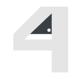4, 숫자, four, 4th, 태그, 심플, 모양, 디지털, ai, 인공지능, it, 공학, 로봇, 우주, 항공, 메탈, silver, 도시적, 차가운, 멋있는, 심플한, icon, science, 과학, 미래