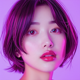 얼굴, 머리, 사람, 사진술, 초상화, 보라, 신체부위, 입, 화장품, 립스틱