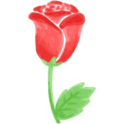 장미, 장미꽃, 꽃, 귀여운, 꽃한송이, 선물, 사랑, 편지, 다꾸, 감사, 행복, 마음, 스티커, 전달