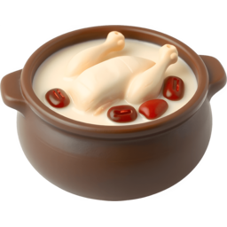 삼계탕, 뚝배기, 한식, 보양식, 닭요리, 인삼, 대추, 전통음식, 건강식, 여름보양식, 3D일러스트, 미니멀, 여름음식, 보신탕, 몸보신, 영양식, 건강관리, 더위극복, 기력회복, 면역력, 체력보강, 원기회복, 복날, 중복, 초복
