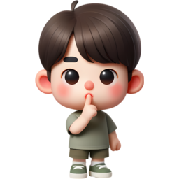 어린이, 남자아이, 아이, 캐릭터, 쉿, 조용히, 요청하는, 부탁하는, 비밀, 비밀을지키는, 쉿하는포즈, 검지손가락을입가에댄, 3d, 일러스트, 아이3d, 아이일러스트, anime, 만화스타일, cartoon, 귀여운, cute, 사랑스러운, child, 진지한, 서있는, 앞을보는, 앞모습, 어린이앞모습, 응시하는