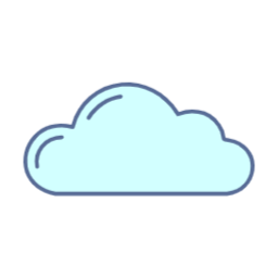 구름, 아이콘, 하늘, 곡선, sky, cloud