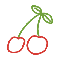 과일, 손그림, 드로잉, 두들, fruit, drawing, doodle, 낙서, 장식, 데코, 심플, 단순, simple, flat, cherry, 체리, svg