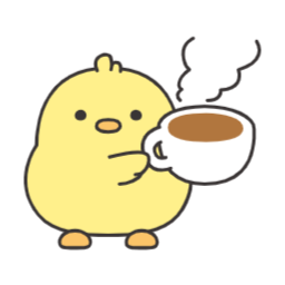 병아리, 커피, 휴식
