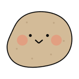 감자, 음식, 채소, 그림, 일러스트, 벡터, svg, 귀여운, 캐릭터, 작물