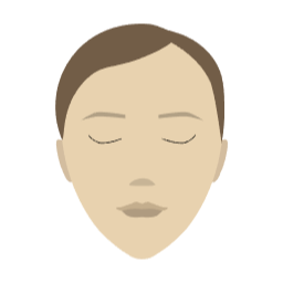 얼굴, 생얼, 맨얼굴, 눈감은얼굴, 갈색머리, 노메이크업, 메이크업