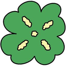 일러스트, 행운, 네잎클로버, 럭키, Green, Lucky