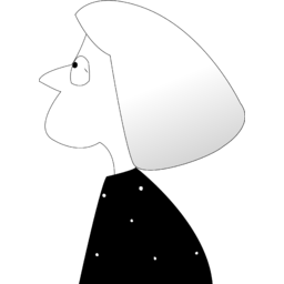 여성, 옆모습, 단발머리, 흑백, 심플, 일러스트, 캐릭터, 미니멀, 도트무늬, 만화풍, woman, side, view, short, hair, black, and, white, simple, illustration, character, minimal, polka, dot, cartoon, style