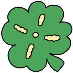 일러스트, 행운, 네잎클로버, 럭키, 클로버, 토끼풀, 초록, Green, Lucky