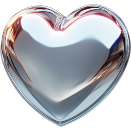 하트, 하트3D, 3D, 3D아이콘, 아이콘, icon, 3Dicon, heart, 크롬하트, 크롬, 입체하트, 하트그래픽