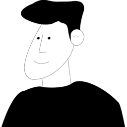 남성, 짧은머리, 미소, 흑백, 심플, 일러스트, 캐릭터, 미니멀, 귀여움, 만화풍, man, short, hair, smile, black, and, white, simple, illustration, character, minimal, cute, cartoon, style
