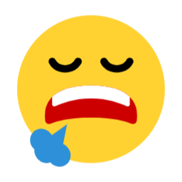 이모지, 이모티콘, 지침, 무기력, 힘듦, 스트레스, 퇴근모드, 귀찮음, 피곤