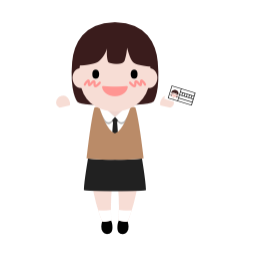 캐릭터, 행복한, 신분증, 미소, 귀여운, 수험표, 학생, 수능, 