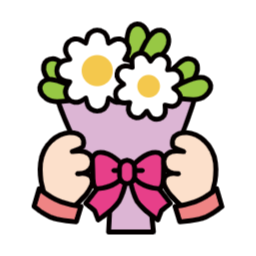 꽃다발, 꽃, 손, 리본, 데이지, 잎, 꽃잎, 꽃봉오리, 식물, 포장