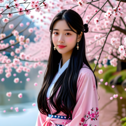 의류, 드레스, 패션, 정장, 겉옷, 검은머리, 사람, 꽃, 옷, 초상화, 미모, 미인, 봄, 여성, 동양