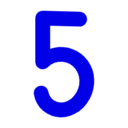 숫자, 넘버, 수, 5