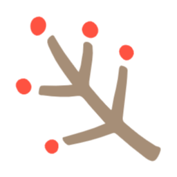 손그림, 꾸밈요소, 자연, 꽃, 벚꽃, 일러요소, 열매, 나무열매