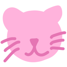 고양이, 분홍색, 라인드로잉, 심플한, 귀여운, 캐릭터, 동물, 애완동물, 일러스트, 미니멀, 낙서스타일, 유아그림체, 단순화, 상징적, 장난기, 둥근모양, 선화, 소프트톤, cat, pink, lineart, minimal, doodle, cute, pet