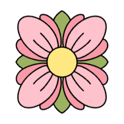 꽃, 식물, 꽃잎, 무늬, 분홍꽃, 꽃그림, flower, 분홍색, 네잎