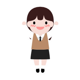 학생, 행복한, 캐릭터, 귀여운, 화이팅, 수능, 미소, 