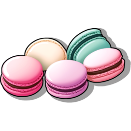 illustration, decoration, design, art, colorful, color, love, celebration, Macaron, sweet, 마카롱, 달콤한