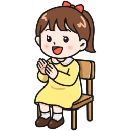 박수, 의자, 박자, 리듬, 음악, 박자맞추기, 짝짝짝, 초등학교, 유치원, 음악시간, 노래, 음악수업, 수업, 축하, 여자아이