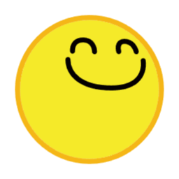 스마일, 미소, 웃음, 이모티콘, 이모지, 노란색, 눈웃음, 긍정, 기쁨, 감정
