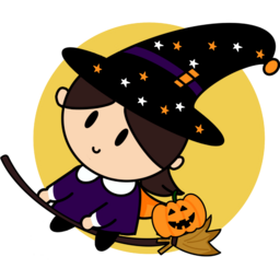 할로윈, 마녀, 호박, 파티, Halloween, Witch, Pumpkins, Party