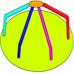 빙글, 회전목마, 회전, 놀이기구, 놀이터, 놀이동산, 유치원, 놀이, 일러스트