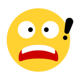 이모지, 이모티콘, 경고, 위험, 주의, 긴급상황, 당황, 충격, 놀람, 느낌표