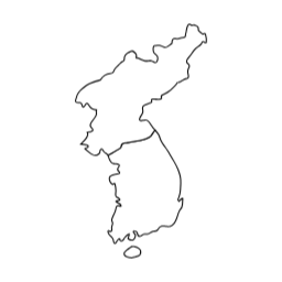 우리나라지도, 한반도지도, 남북지도, 그라데이션, 대한민국지도, 지리, 위치, 현충일, 광복절, 지도