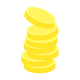 동전, 코인, 돈, 금융, 재테크, 투자, 수익, 저축, SVG, 심플