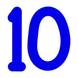 숫자, 넘버, 수, 10