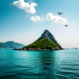 자연, 여름바다, 독도, 제주도, 제주, 산, 한라산, 바다