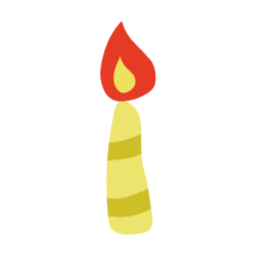 생일초, 양초, 초, 불, 촛불