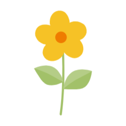 꽃, 꽃일러스트, 노란꽃, 식물, 꽃송이, 귀여운, 초록잎, 노란꽃일러스트, 잎, 식물일러스트