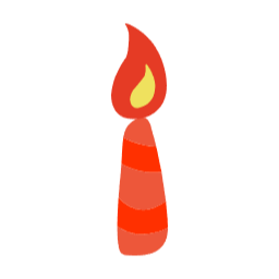 생일초, 양초, 초, 불, 촛불