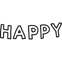HAPPY, 해피, 행복, 캘리그라피, 레인보우, 알록달록무늬, 귀여운글자, 햅삐, 파티, 축하, 장식, 문구