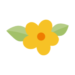꽃, 꽃일러스트, 노란꽃, 식물, 꽃송이, 귀여운, 초록잎, 노란꽃일러스트, 잎, 식물일러스트