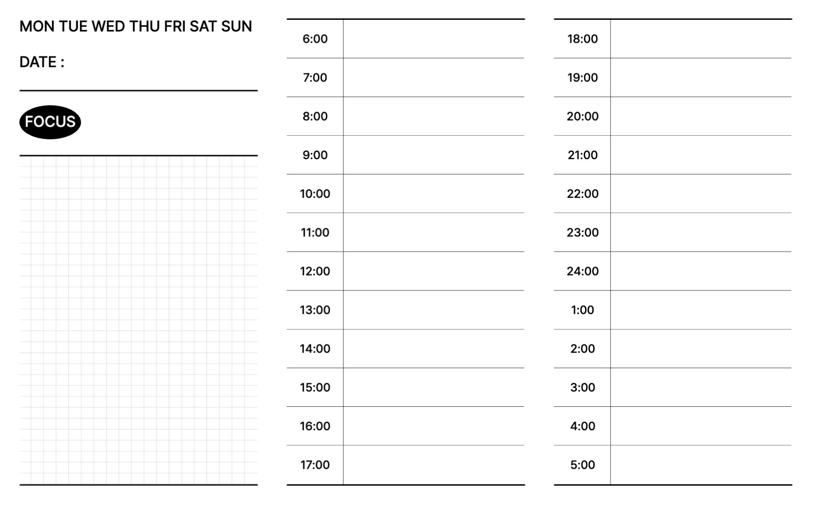 심플한 데일리 타임트래커