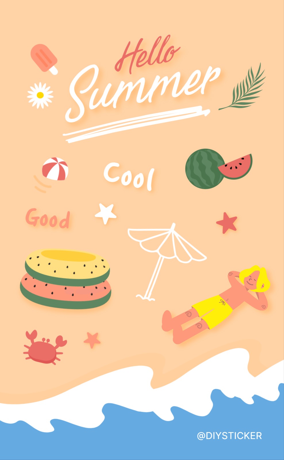 여름 스티커