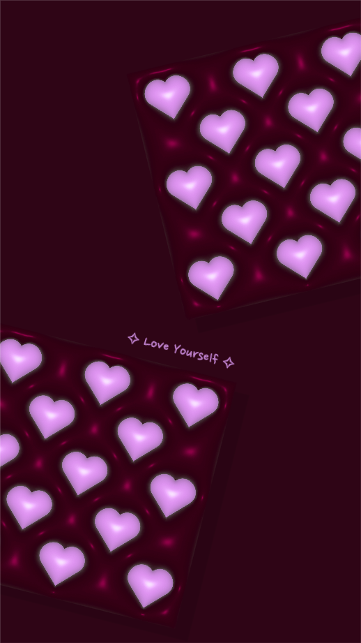 너 자신을 사랑해 하트 배경화면
