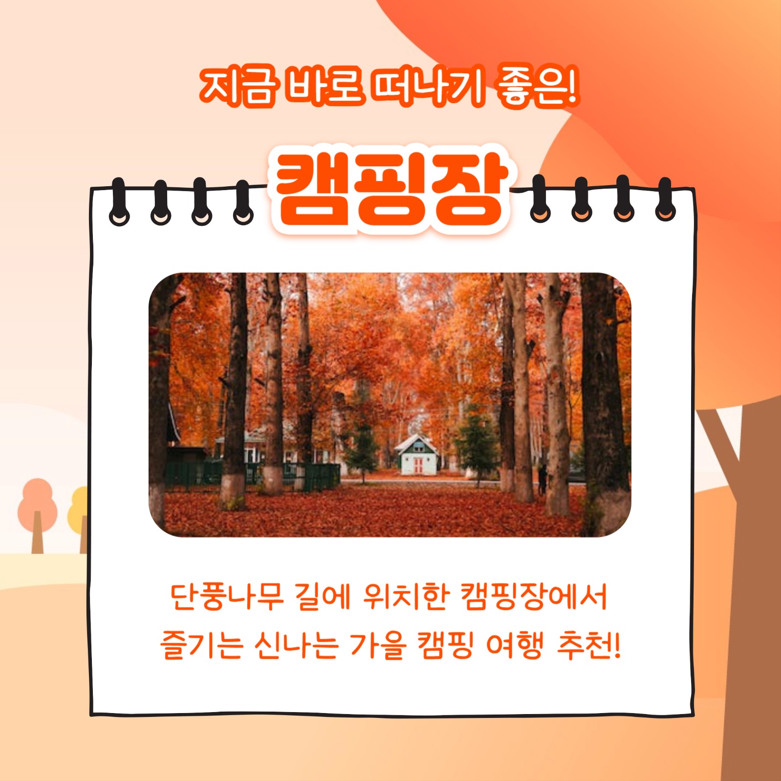 국내 가을 여행지 추천 (카드뉴스)