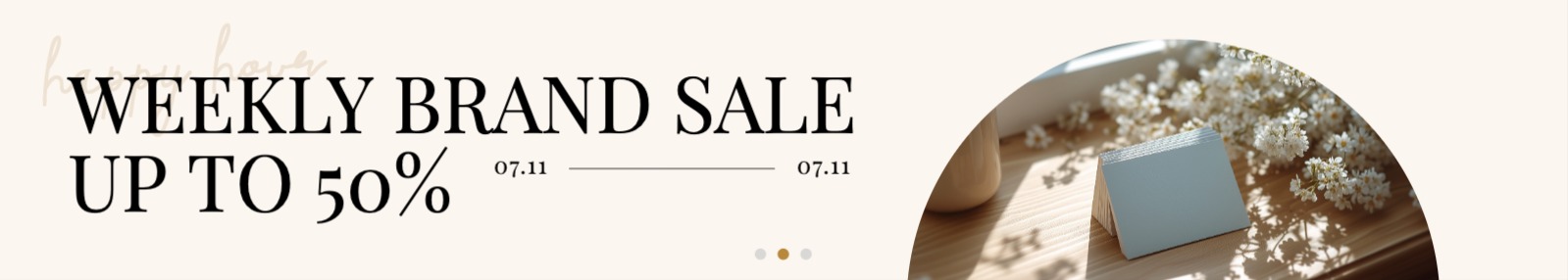 쇼핑몰 웹 배너 가로형